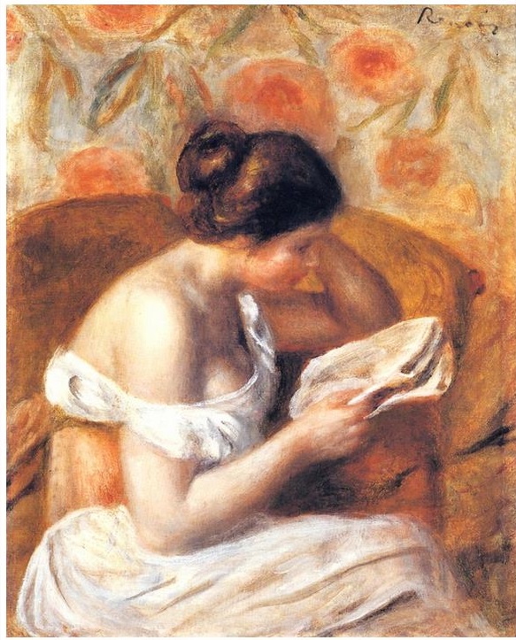 1891 Woman Reading